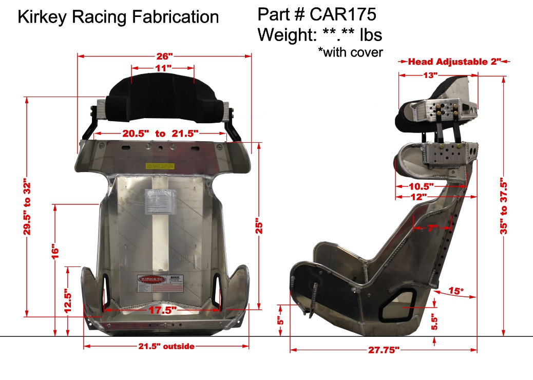 KIRKEY RACING KI8SNZ CONTAINMENT SEAT