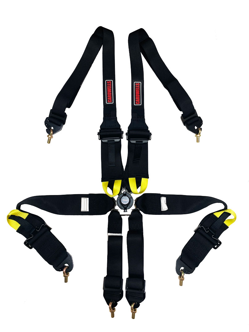 CARDWELL 5/6PT CAMLOCK 2" OVER SHOULDER HARNESS FIA