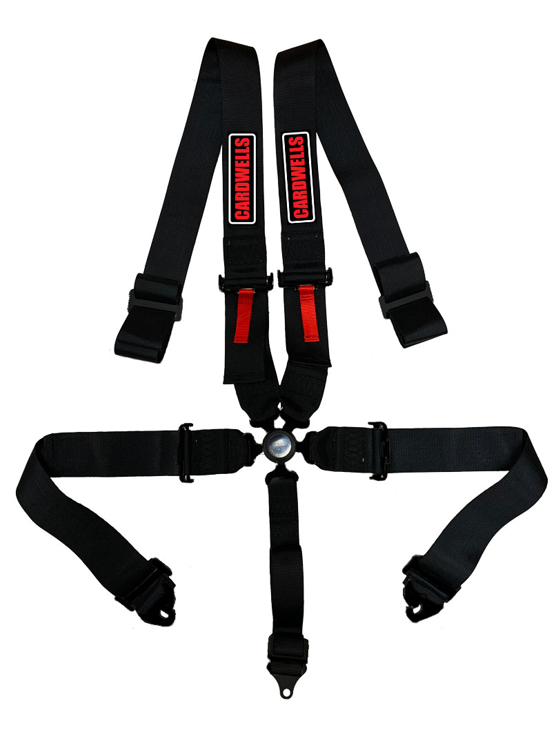 CARDWELL 3" 5PT CAMLOCK HARNESS SFI - BLACK