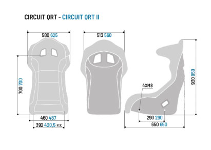 SPARCO CIRCUIT 2 QRT SEAT FIA