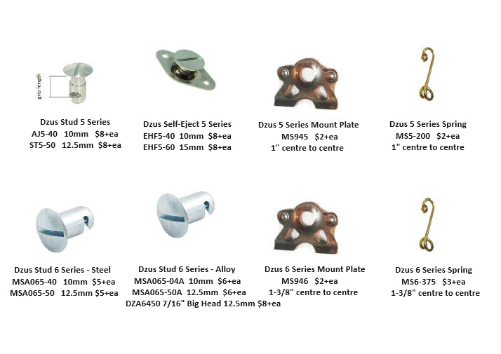 DZUS 5 SERIES STUD STEEL