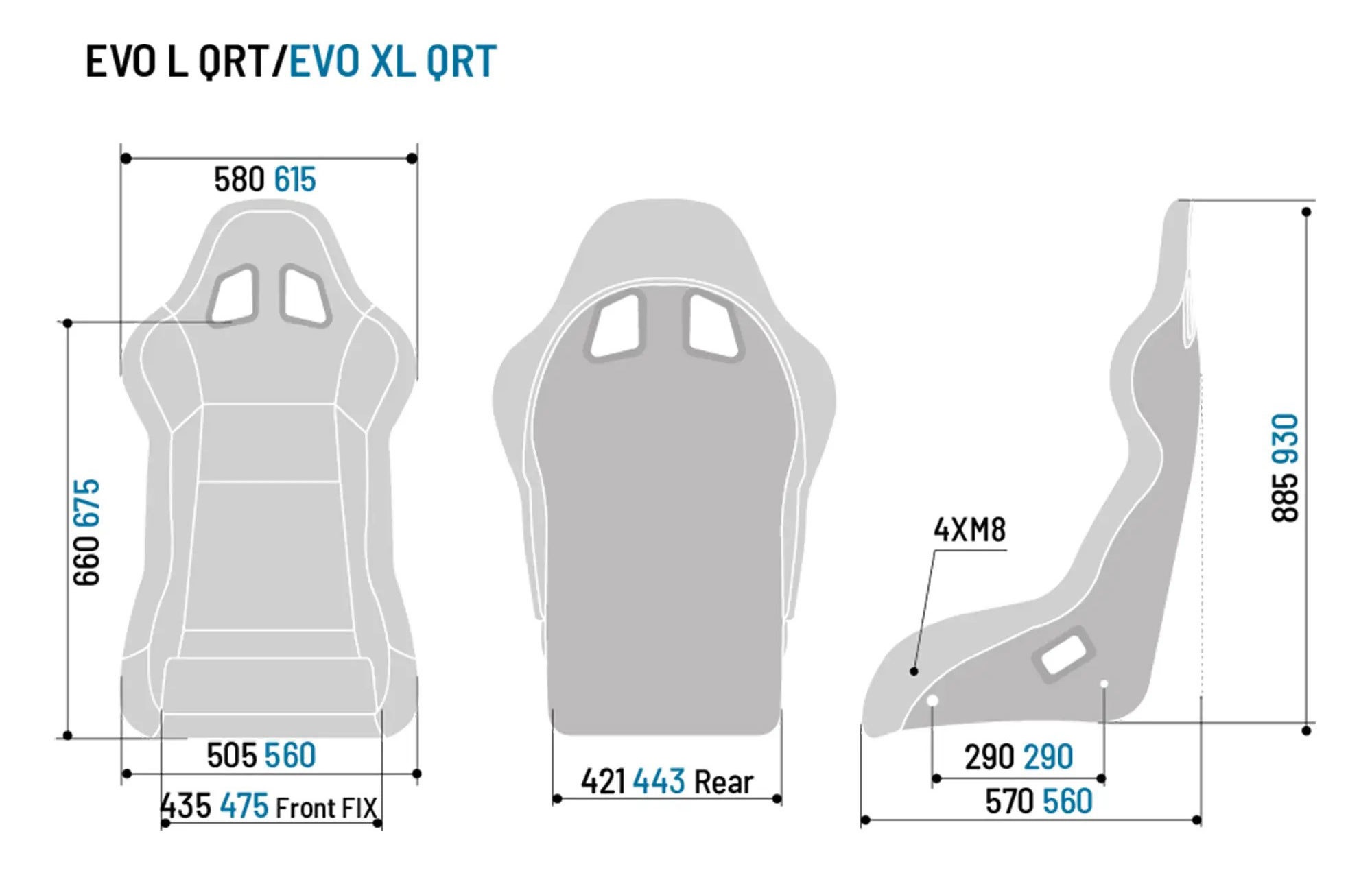 SPARCO EVO L QRT SEAT FIA