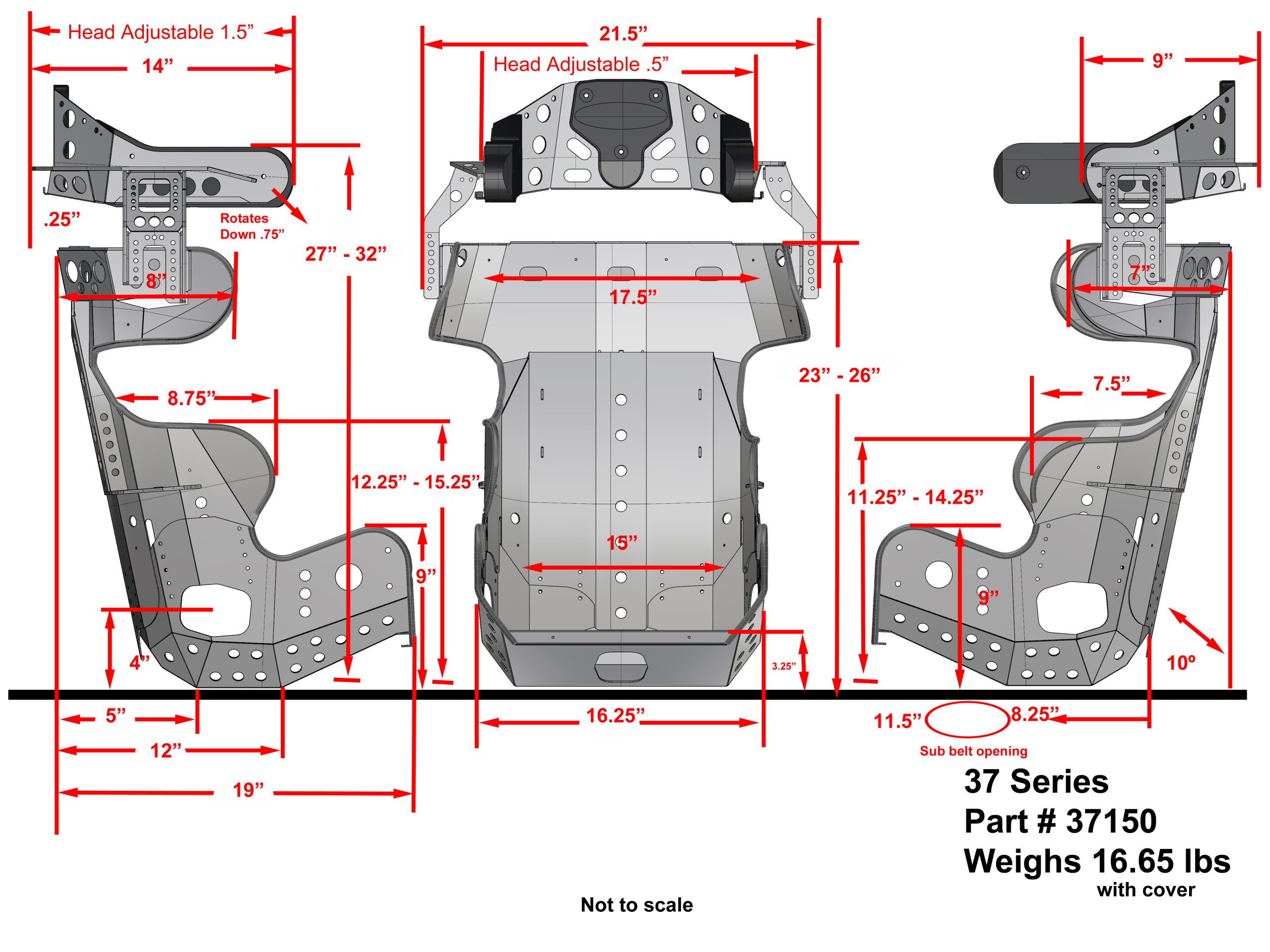 KIRKEY RACING 37 SERIES CONTAINMENT SEAT