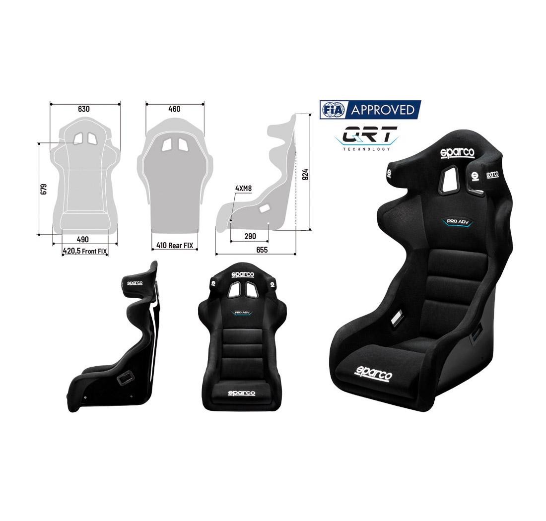 SPARCO PRO ADV QRT SEAT FIA