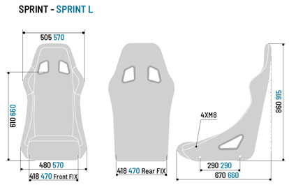 SPARCO SPRINT SEAT FIA
